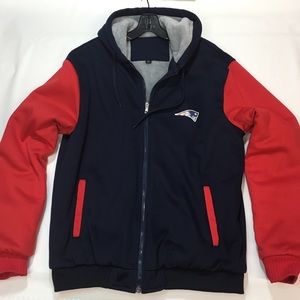 New England Patriots Jacket Sz XL Hoodie Mens